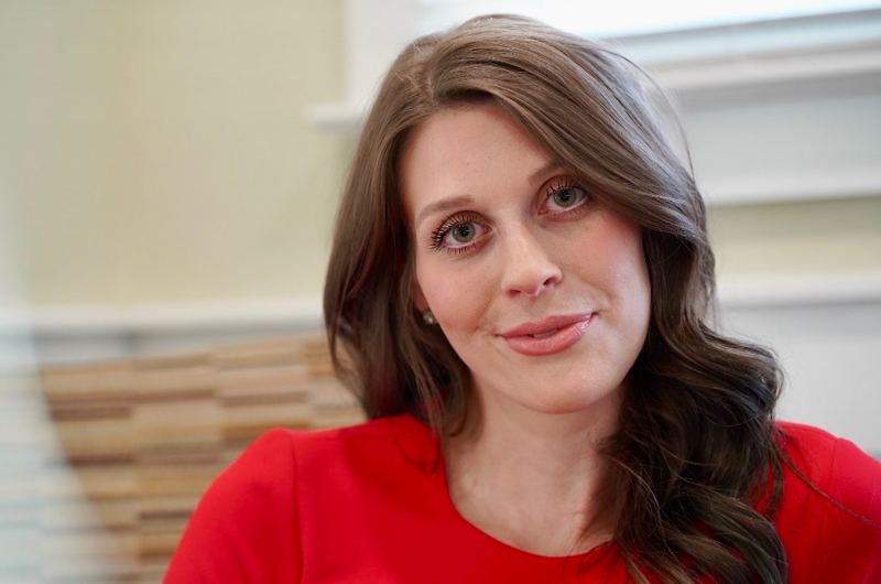 Portrait of Caitlin Marsh smiling